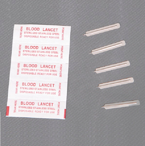 Одобренный CE/ISO медицинский одноразовый чешуйчатый ланцет для крови, S. S (MT58053001)